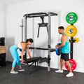 Multifunkčný posilňovací stojan - Power Rack HMS KLT22 sivý