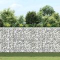 vidaXL Gabiónové vyvýšené záhony 3 ks 30x30x100 cm, železo