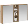 vidaXL Set kabinetov do kúpeľne 3 ks 106 x 16 x 62,5 cm