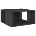vidaXL Konferenčné stolíky 4 ks, sivé 33x33x33 cm, kompozitné drevo