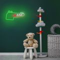 Neon PLEXI LED JURASSIC CROC green FLNJ03 Forever Light