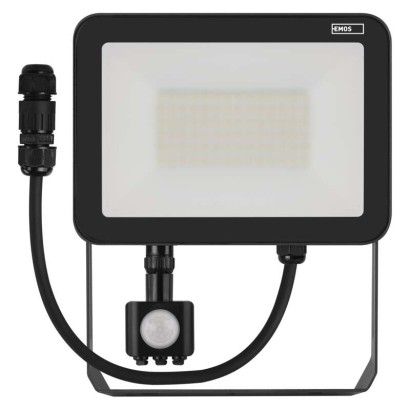 LED reflektor EMOS PROFI ZS2742 s pohybovým čidlem, 50W neutrální bílá