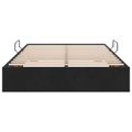 vidaXL Otomanový posteľný rám s úložiskom Čierna 120 x 200 cm Zamat