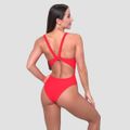 Športové jednodielne plavky Red - GymBeam, veľkosť L