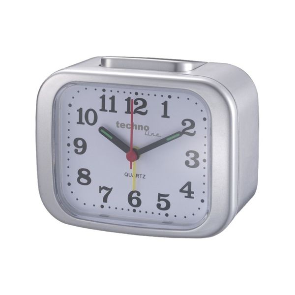 Budík analogový TechnoLine Modell XL silver