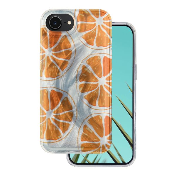 Ultra Trendy Summer puzdro pre iPhone 16e / 17e oranžové