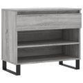vidaXL Botník sivý dub sonoma 70x36x60 cm spracované drevo