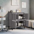 vidaXL Komoda sivý dub sonoma 60x35x70 cm spracované drevo