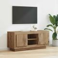 vidaXL TV skrinka 102 x 35 x 45 cm Remeselný dub Kompozitné drevo