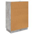 vidaXL Servírovacia skriňa so zásuvkou Betónovo sivá 66 x 34,5 x 92 cm