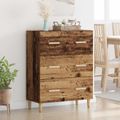 vidaXL Servírovacia skriňa Staré drevo 69,5 x 34 x 90 cm