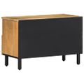 VidaXL TV skrinka Hnedá 70x33x46 cm Masívne drevo Mango