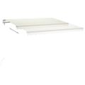 vidaXL Automatická markíza, LED a senzor vetra 400x350 cm, krémová