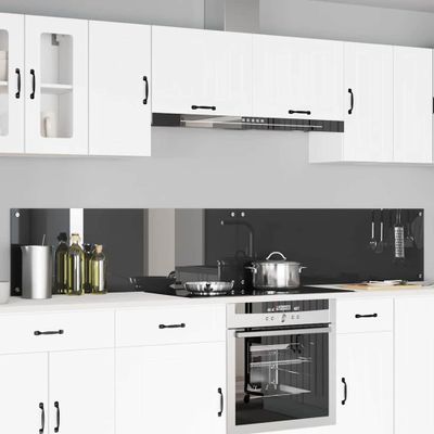 vidaXL Kuchynský obklad 2 pcs Tmavo šedá 120 x 40 cm tvrdené sklo