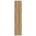 vidaXL Knižnica dub artisan 100x33x155,5 cm kompozitné drevo