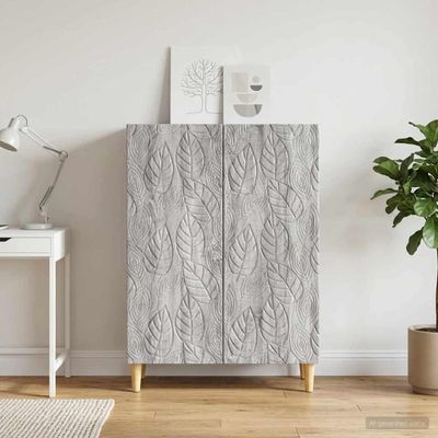 vidaXL Servírovacia skriňa Sivý Sonoma 66 x 34,5 x 90 cm