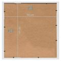 vidaXL Fotorámiky na stenu, koláž 3 ks, biele 50x50 cm, MDF