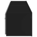vidaXL TV nástenné skrinky s LED svetlami 2 ks čierne 80x35x31 cm