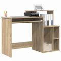 vidaXL Stôl Sonoma dub 120,5 x 44 x 88,5 cm Kompozitné drevo