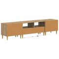 vidaXL 5-dielny LED TV kabinet Dub artisan Kompozitné drevo