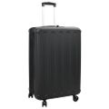 vidaXL Kufor so zámkom Čierna 50 x 30 x 76 cm ABS plast
