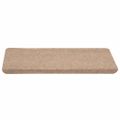 vidaXL Nášľapy na schody samolepiace 30 ks béžové 65x24,5x3,5 cm