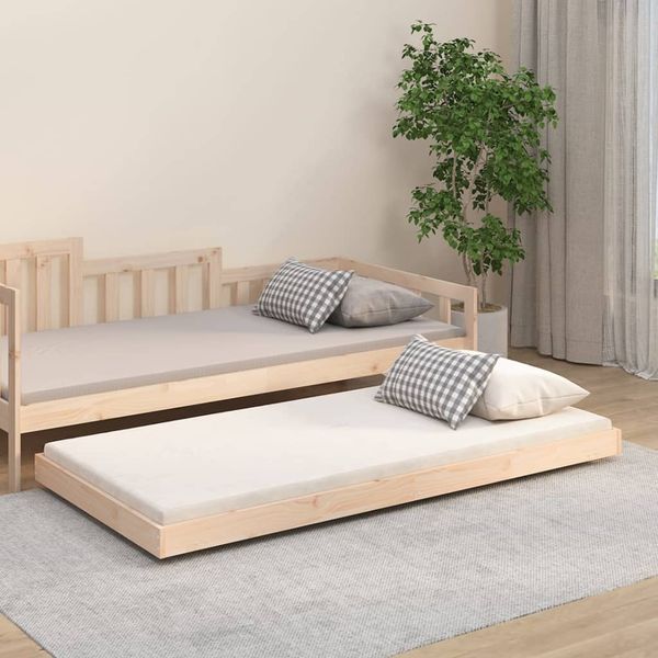 vidaXL Posteľ bez matraca 90x190 cm masívna borovica
