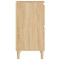 vidaXL Komody 3 ks dub sonoma 60x35x70 cm kompozitné drevo