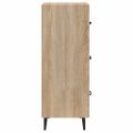 vidaXL Komoda dub sonoma 34,5x34x90 cm spracované drevo