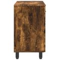 vidaXL Kozmetický stolík do kúpeľne Dymový dub 60 x 35 x 60 cm