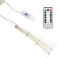 vidaXL Vonkajšie vianočné prskavky 10 ks, farebné 20 cm, 1400 LED
