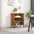 vidaXL Komoda staré drevo 57x35x70 cm kompozitné drevo