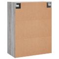 vidaXL Nástenné skrinky 2 ks sivý dub sonoma 69,5x34x90 cm