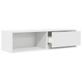 TV Skrinka vidaXL Biela 100x31x25,5 cm Konštrukčné drevo