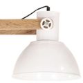 vidaXL Industriálna závesná lampa 25 W biela 109 cm E27