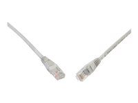 Patch kábel - RJ-45 (M) do RJ-45 (M) - 3 m - UTP - CAT 5e - lisovaný - sivá