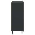 vidaXL Servírovacia skriňa Čierna 66 x 34,5 x 91,5 cm Kompozitné drevo