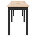 vidaXL lavička Prírodná 200 x 35 x 45 cm Masívne borovicové drevo