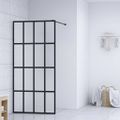 vidaXL Sprchová zástena walk-in, matné tvrdené sklo 118x190 cm