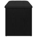 vidaXL Úložná lavička Čierny dub 102 x 42 x 45 cm Kompozitné drevo