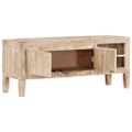 vidaXL TV skrinka 110x35x46 cm, mangový masív