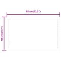vidaXL LED kúpeľňové zrkadlo 80x50 cm