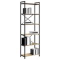 vidaXL Regál na knihy 60 x 30 x 189,5 cm Kompozitné drevo Sonoma dub