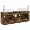 vidaXL Set kabinetov do kúpeľne 3 ks Dymový dub 53 x 34,5 x 63 cm