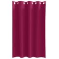 vidaXL Záclony na zatemnenie s krúžkami 2 ks Víno červené 175 x 140 cm