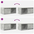 vidaXL TV skrinky 2 ks betónovo sivé 60x31x25,5 cm kompoz.drevo