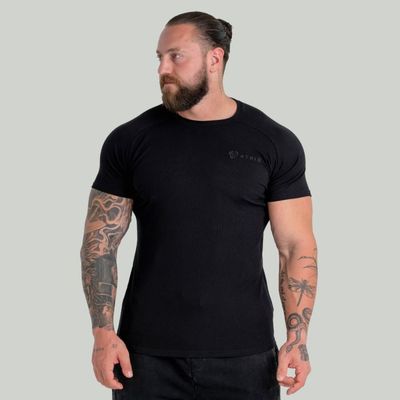 Tričko Ribbed Black - STRIX