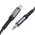 BWOO Kábel AUX 3,5 mm - Lightning BO-AUX068 čierny