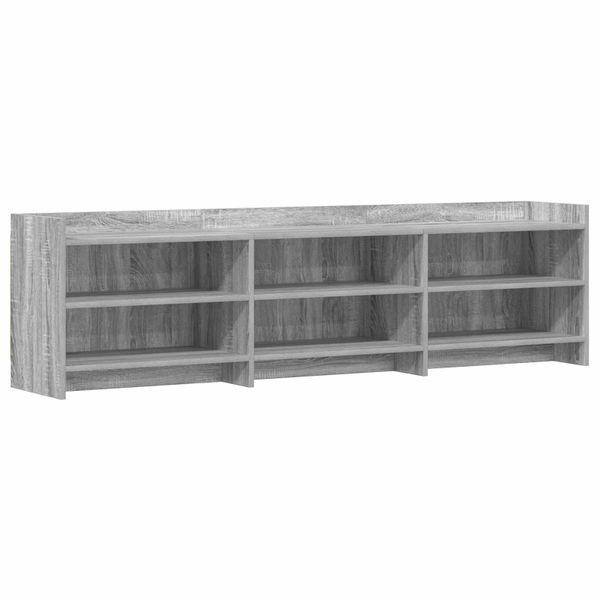 vidaXL TV skrinka 168 x 33 x 47 cm Sivý Sonoma Kompozitné drevo