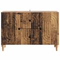 vidaXL TV skrinka Staré drevo 89 x 34,5 x 60 cm Kompozitné drevo